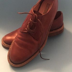 Dries Van Noten Size 40 like new brown lace ups